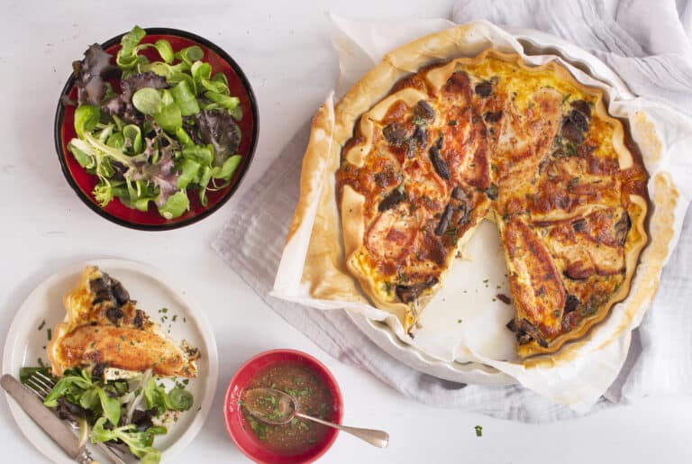 quiche-poulet-champignons